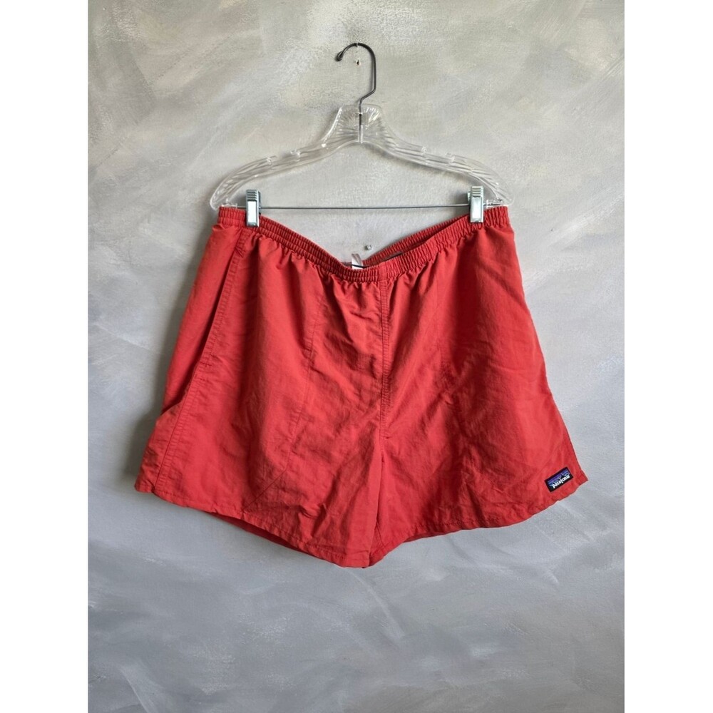 Mens Patagonia Swim Shorts Size XL Drawstring Mesh Lining Orange Red